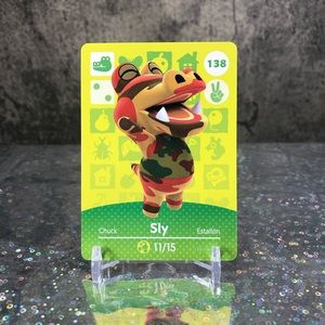 Sly #138 Animal Crossing Amiibo Card